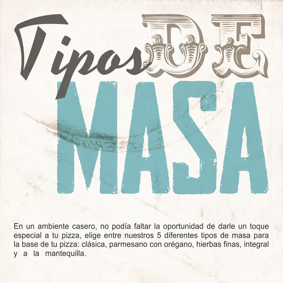 tipos de masa